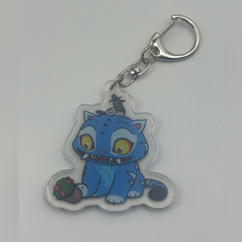 K Pop Demon Hunters Tiger Huntrix Merch Gift Keychain - Picture 5 of 5
